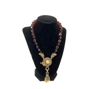 Heidi Daus Captivating Coil Snake Statement Necklace